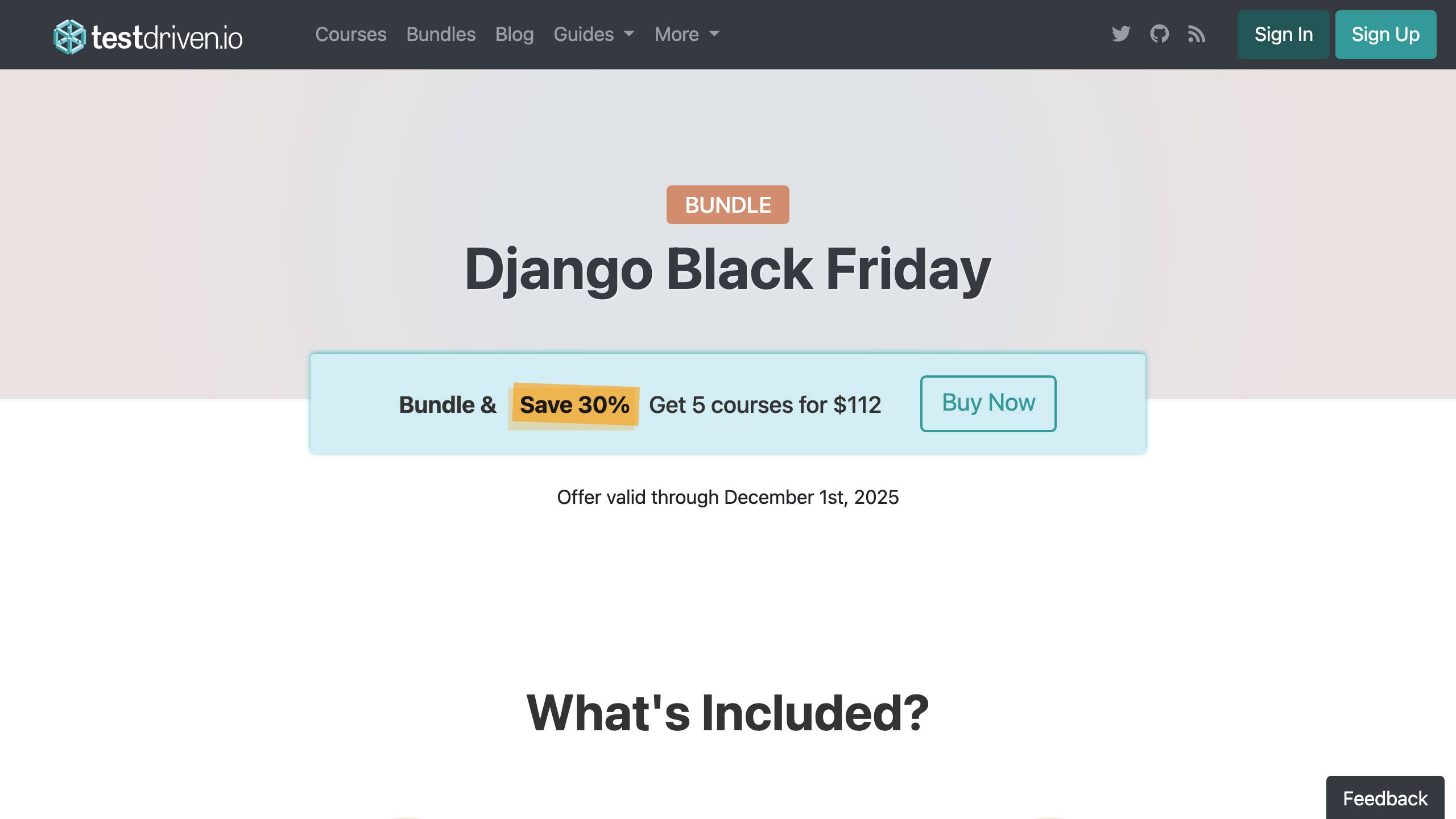 testdriven.io Django sale 2025
