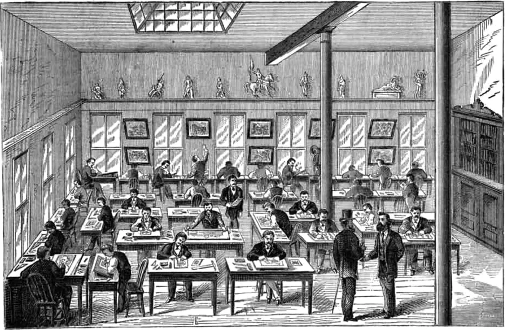 Artist’s impression of a JSON factory.